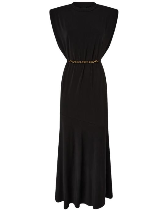 26SS 핑코 롱 원피스 106493A32DZ99 Black