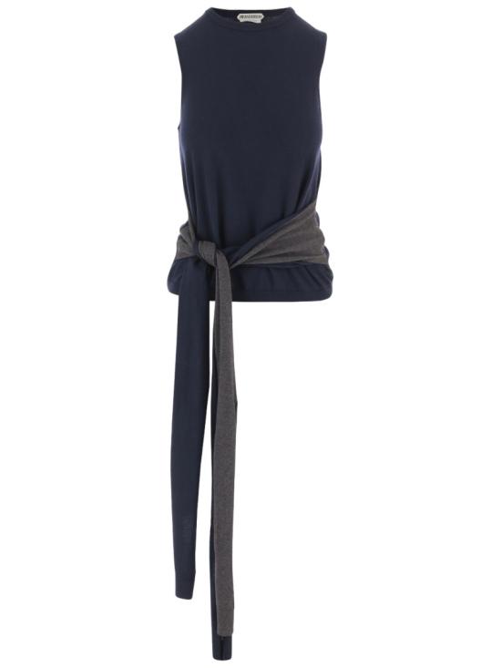 26SS JW앤더슨 민소매 티셔츠 KW1455YN0459888 Black