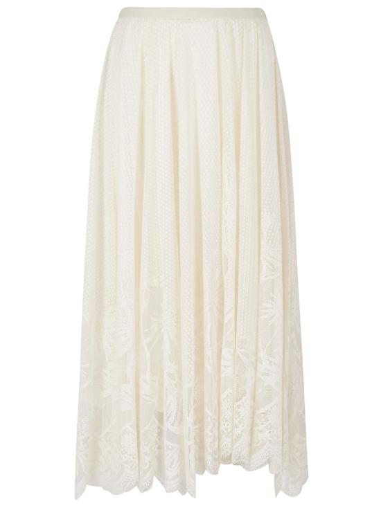 26SS 파비아나 필리피 레이스 서클 스커트 GND276F850M2170145 Neutrals