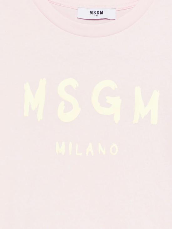 26SS [키즈] 엠에스지엠 티셔츠 S6MSJUTH001 MS076 Pink - MSGM
