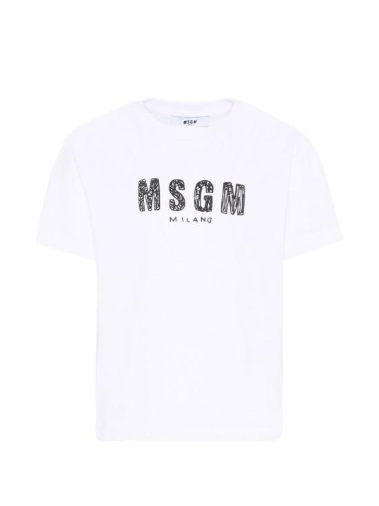 26SS [키즈] 엠에스지엠 티셔츠 S6MSJUTH004 001 White