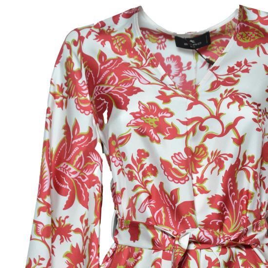 26SS 에트로 미디 원피스 WRHA0523AKH15 X0808 Rosso bianco - ETRO