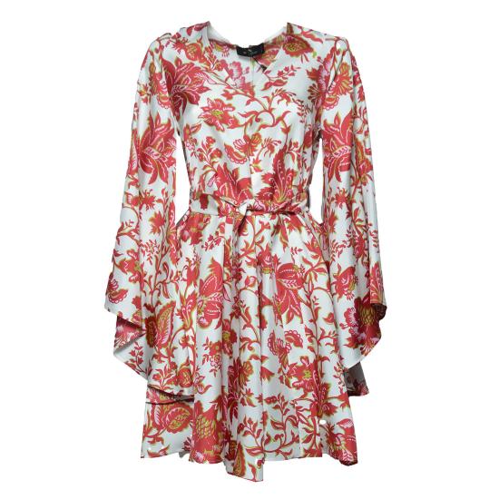 26SS 에트로 미디 원피스 WRHA0523AKH15 X0808 Rosso bianco