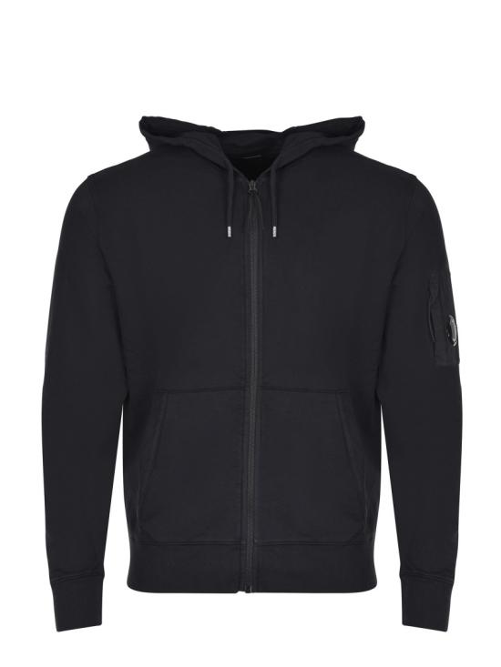 26SS 씨피 컴퍼니 집 후드 렌즈 스웨트셔츠 20CMSS081A002246G Black
