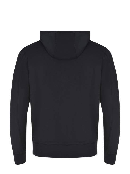 26SS 씨피 컴퍼니 집 후드 렌즈 스웨트셔츠 20CMSS081A002246G Black - C.P. COMPANY