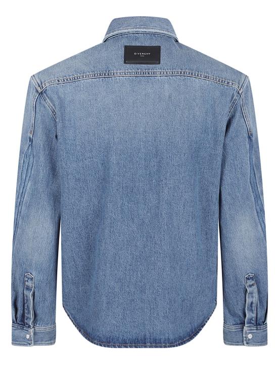 26SS 지방시 데님 셔츠 BM616V5YD3420 Blue - GIVENCHY