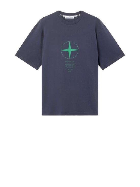 26SS 스톤 아일랜드 반팔 티셔츠 L1S152100001 S0363V0020 Blue