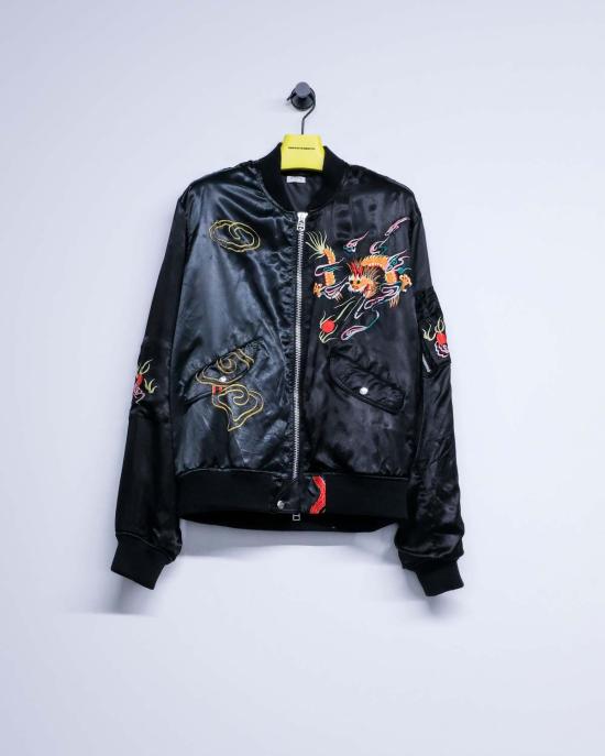  올드 파크 봄버 자켓 차이나 실크 플라이트 재킷 타입 2 재킷