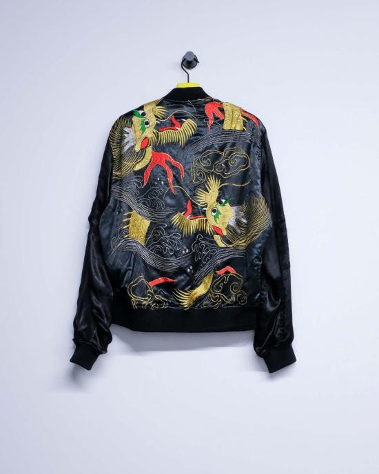  올드 파크 봄버 자켓 차이나 실크 플라이트 재킷 타입 2 재킷 - OLD PARK