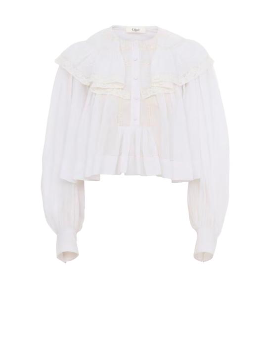 26SS 끌로에 블라우스 CH26SHT84040 107 ICONIC MILK