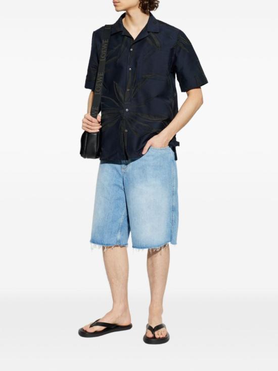 26SS 드리스 반 노튼 반팔 셔츠 261 020742 3199 509 Blue - DRIES VAN NOTEN