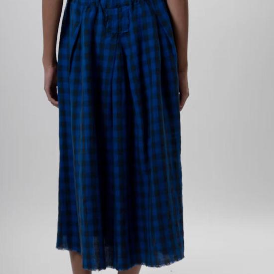  Aequamente 스커트 Plaid 네온 블루 - OTHER BRANDS