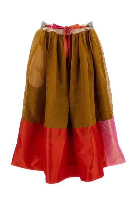 26SS 다니엘라 그레지스 미디 스커트 G88BAWPTCG88BA Brown