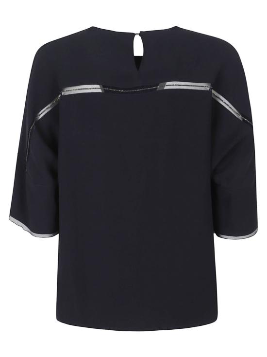 26SS 파비아나 필리피 반팔 티셔츠 TPD276F728M1915146 Black - FABIANA FILIPPI