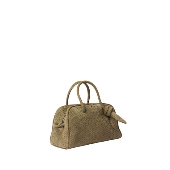 26SS 자크뮈스 TURISMO 투리스모 소프트 스몰 볼링 토트벡 BAW00416AC39A02560 Brown - JACQUEMUS