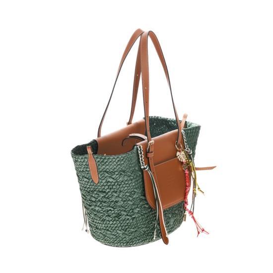26SS 쿠바 랩 토트백 TROPICANAGREEN Brown - CUBA LAB