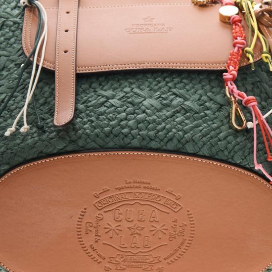 26SS 쿠바 랩 토트백 TROPICANAGREEN Brown - CUBA LAB