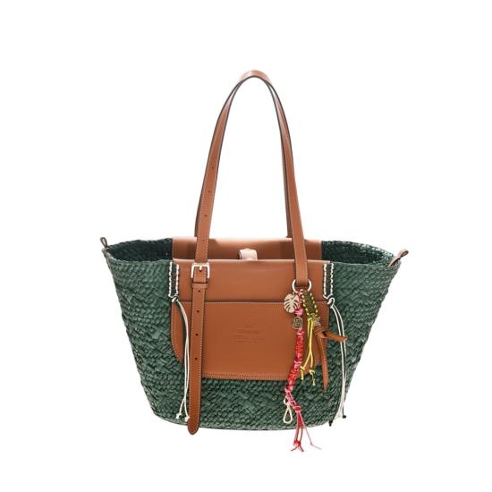 26SS 쿠바 랩 토트백 TROPICANAGREEN Brown