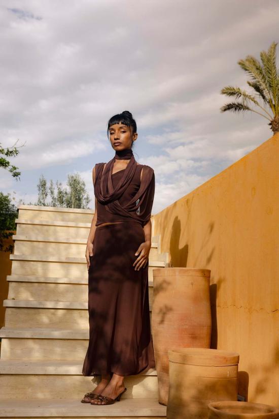  Hanan Sharifa 롱 스커트 하난 샤리파 메르주가 - HANAN SHARIFA