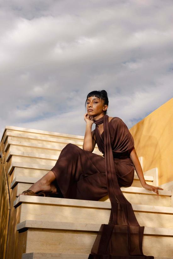  Hanan Sharifa 롱 스커트 하난 샤리파 메르주가 - HANAN SHARIFA