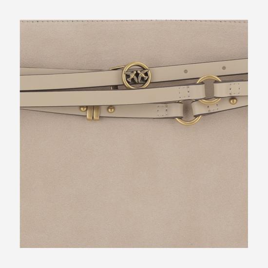 26SS 핑코 숄더백 106177A0F6C50Q Neutrals - PINKO