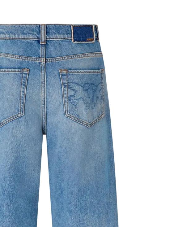26SS 핑코 데님 팬츠 103857A341PJF Blue - PINKO