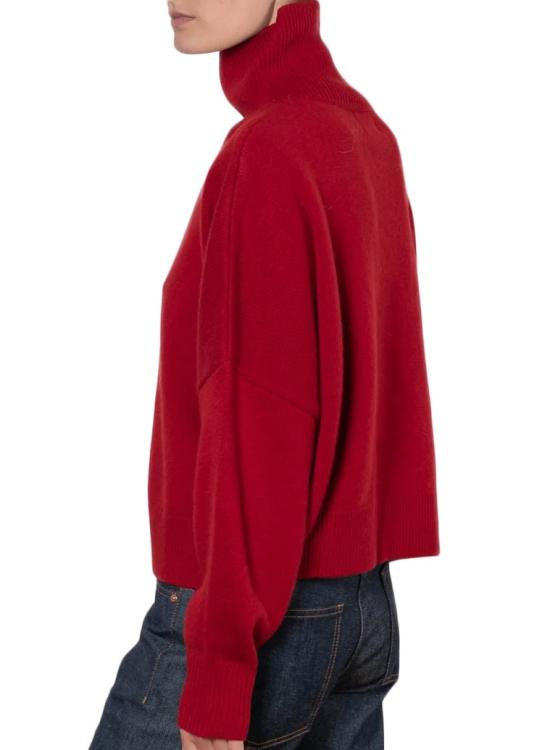 25FW 루루 드 세종 터틀넥 LUKERED Red - LOULOU DE SAISON