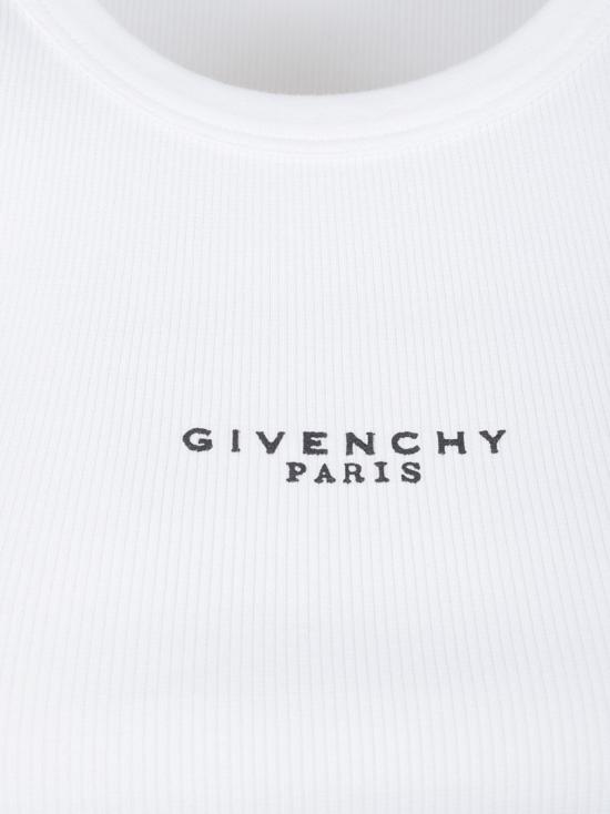 26SS 지방시 민소매 티셔츠 BW70FPP7BR100 White - GIVENCHY