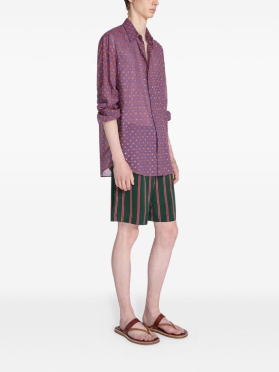 26SS 드리스 반 노튼 긴팔 셔츠 261 020716 3109 353 Purple - DRIES VAN NOTEN