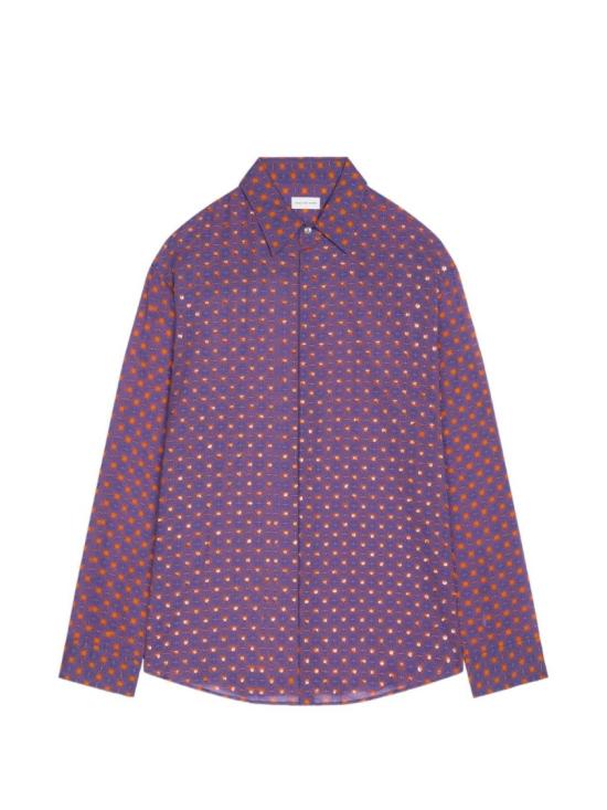 26SS 드리스 반 노튼 긴팔 셔츠 261 020716 3109 353 Purple