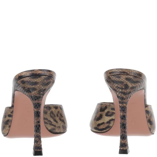 26SS 아미나 무아디 뮬/슬리퍼 ALEXASLIPPER95LEOPARDSNAKE Grey - AMINA MUADDI