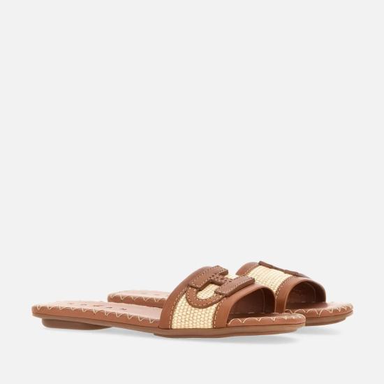 26SS 호간 샌들 HXW6850GC40V3L0FG0 Brown - HOGAN