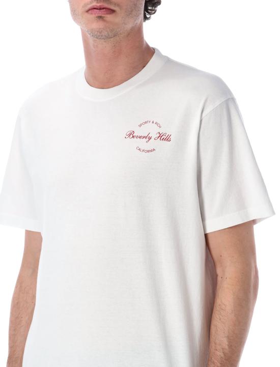 26SS 스포티앤리치 반팔 티셔츠 TO04364257WH01 WHITE Bianco - SPORTY & RICH