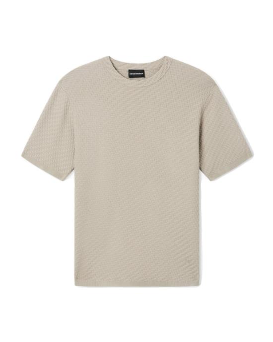 26SS 엠포리오 아르마니 반팔 티셔츠 EM004311 AF24576 6161 Neutrals