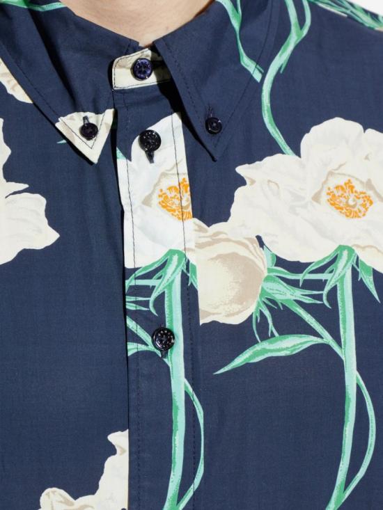 26SS 겐조 긴팔 셔츠 FG55CH4109O2 76 Blue - KENZO