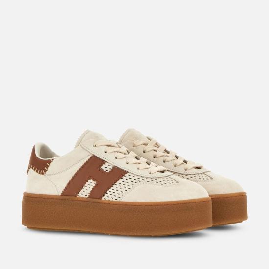 26SS 호간 스니커즈 HXW6980FY60UXH0SUN Brown - HOGAN