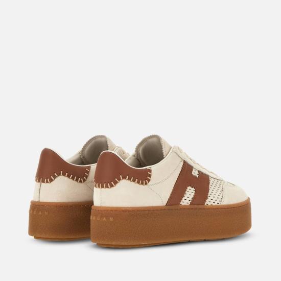26SS 호간 스니커즈 HXW6980FY60UXH0SUN Brown - HOGAN