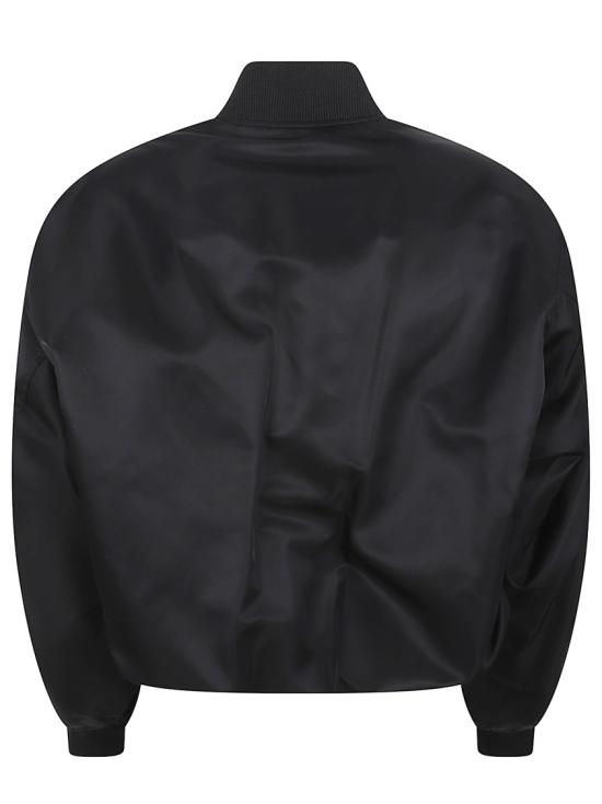 26SS 지방시 크롭 코쿤 나일론 봄버 자켓 BW00T114JD001 Black - GIVENCHY