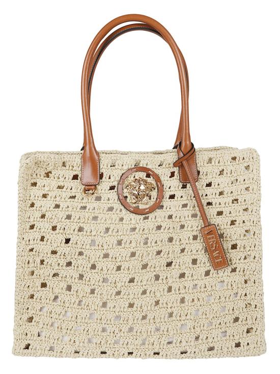 26SS 베르사체 토트백 10047411A169992KJ8V Neutrals