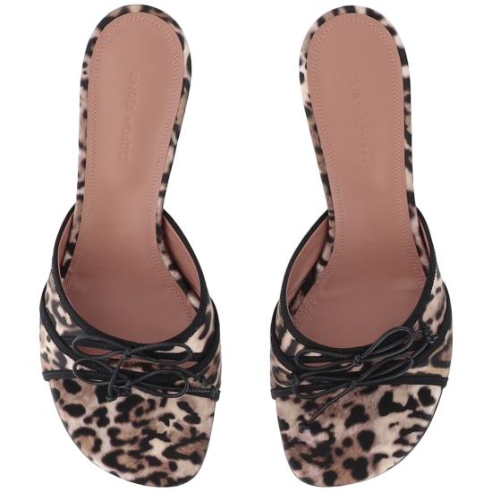 26SS 아미나 무아디 샌들 ELEONORASLIPPER45LEOPARDBLACK Pink - AMINA MUADDI