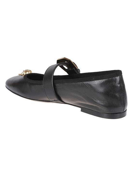 26SS 베르사체 플랫 슈즈 10217101A162431B00V Black - VERSACE