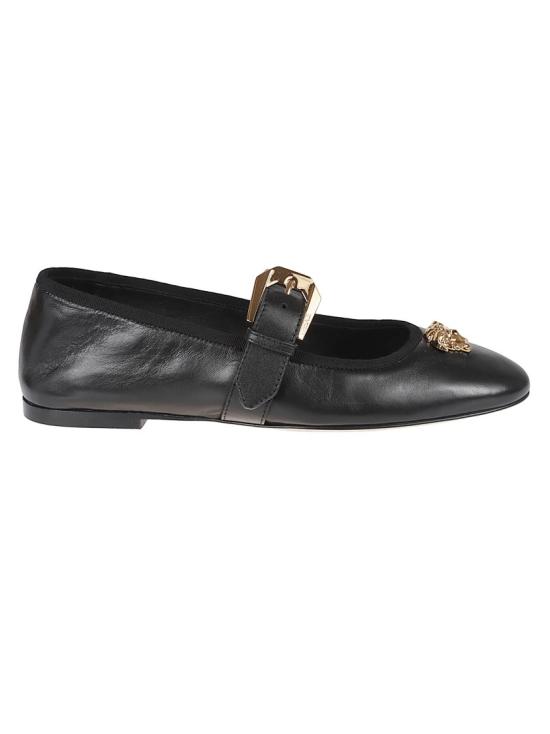 26SS 베르사체 플랫 슈즈 10217101A162431B00V Black