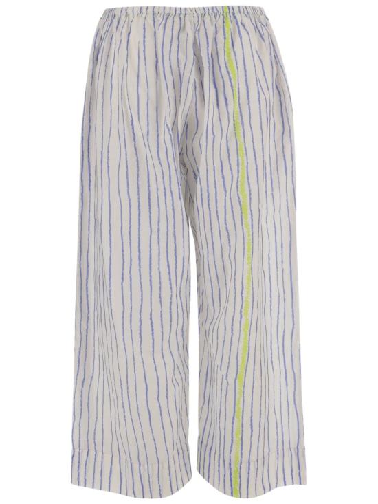 26SS 뻬로 팬츠 DLWPBEF02MULTI White - PÉRO