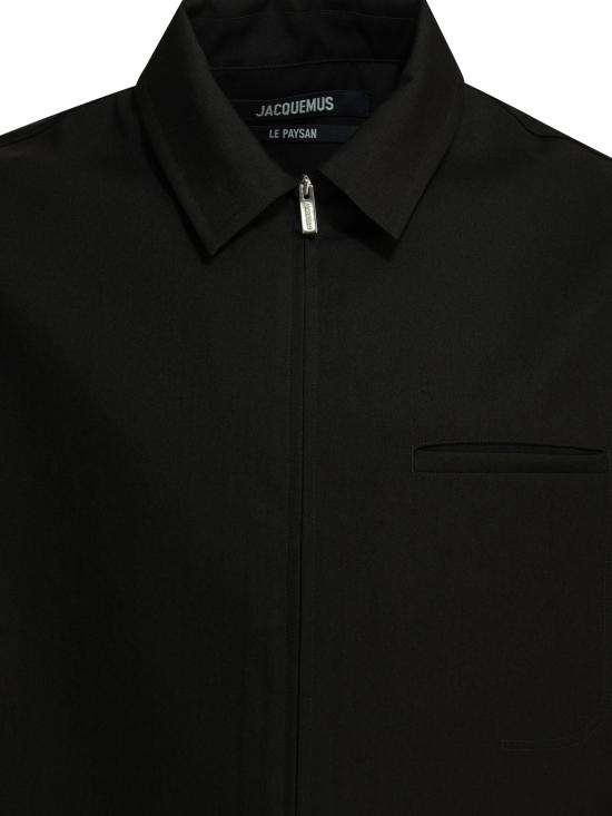 26SS 자크뮈스 긴팔 셔츠 SHM00576AW00739BLACK - JACQUEMUS