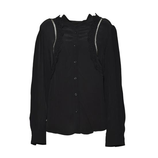 26SS 이자벨마랑 블라우스 25AHT0661FAC3J11I 01BK Black