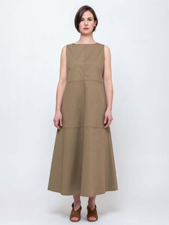  하쉬 롱 원피스 하셰 마르티나 드레스 베이지 - HACHE