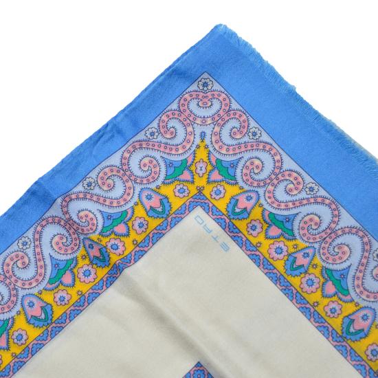 26SS 에트로 머플러/스카프 WATA0010AK634 X0800 Crema azzurro - ETRO