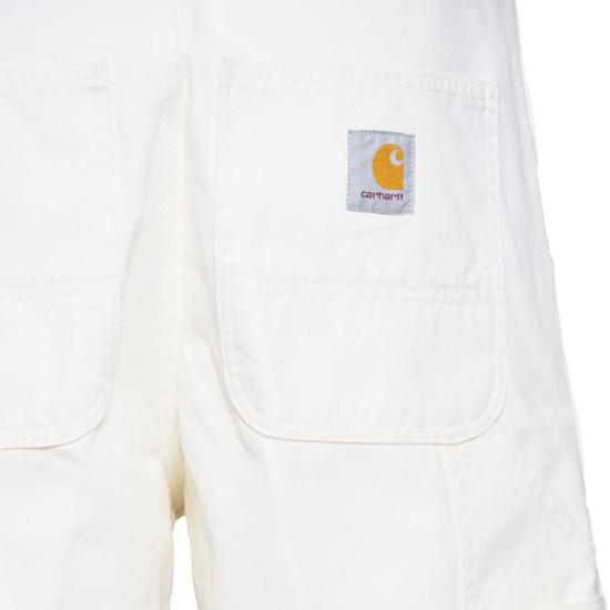 26SS 칼하트 WIP 더블 니 쇼츠 I033118 D602 White - CARHARTT WIP