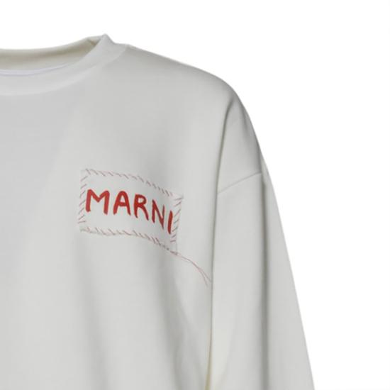 26SS 마르니 긴팔 티셔츠 FUMU0074X1UTC275 00W02 Cream - MARNI