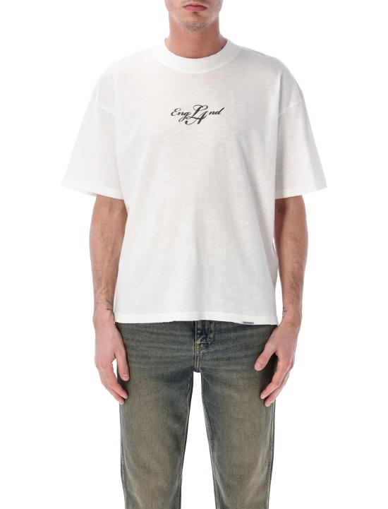 26SS 리프레젠트 반팔 티셔츠 MLM100873 72 FLAT WHITE